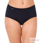 sloggi 24/7 Weekend cotton lace midi fekete