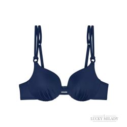   Triumph Summer Allure WP02 szivacsos merevítős bikini felső sötétkék