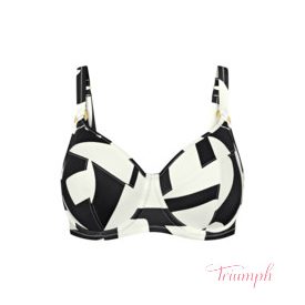 Triumph Summer Allure W01 bikini felső fekete-fehér