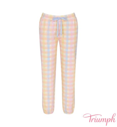 Triumph kockás pizsama nadrág világos