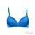 Midnight Swim push up bikini felső csillogó kék